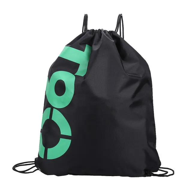 34*42cm Double Layer Drawstring Waterproof Backpacks Colorful Shoulder Bag Swimming Bags for Outdoor Sports EA14