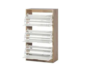 36 Pairs Shoe Cabinet Rack Organiser Storage Shelf Wooden