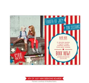 4th of July Marketing board | Festive stars