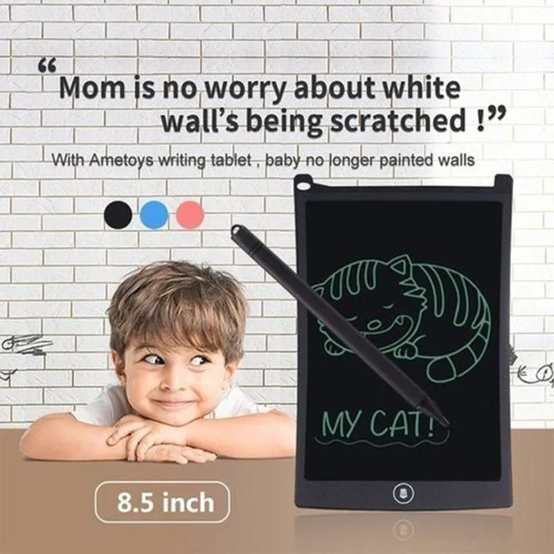 6.5Inch Electronic Drawing Board LCD Screen Writing Tablet Digital Graphic Drawing Tablets Electronic Handwriting Pad Board Pen