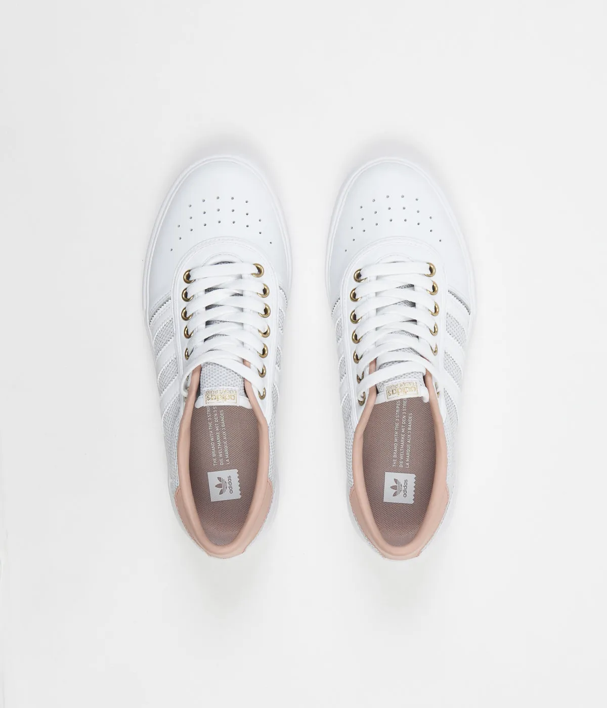 Adidas Lucas Premiere Shoes - White / Ash Pearl / Gold Metallic