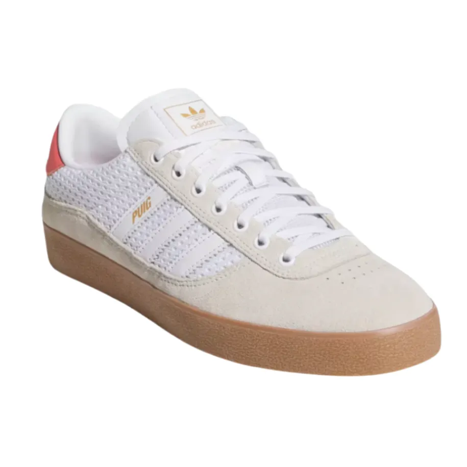 Adidas Puig Indoor Shoe - Mens Woven White / Footwear White / Gum 4