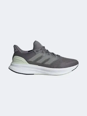 Adidas Ultrarun 5 Men Running Shoes Grey/Linen Green