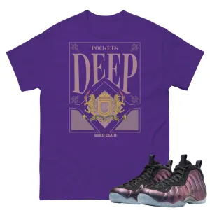 Air Foamposite One Eggplant "Deep Pockets" Shirt