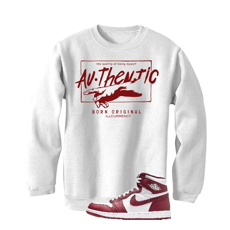 Air Jordan 1 High OG “Team Red” | illcurrency White T-Shirt (Authentic)