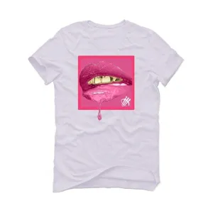 Air Jordan 12 “Hyper Pink” 2021 White T-Shirt (LIPSTICK)