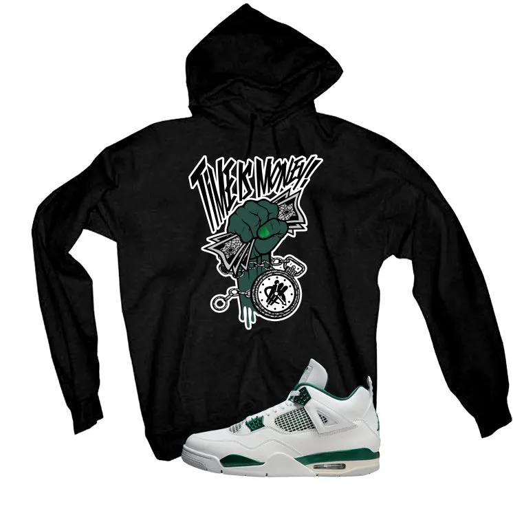 Air Jordan 4 Oxidized Green Black T-Shirt (Time Is Money)| illcurrency