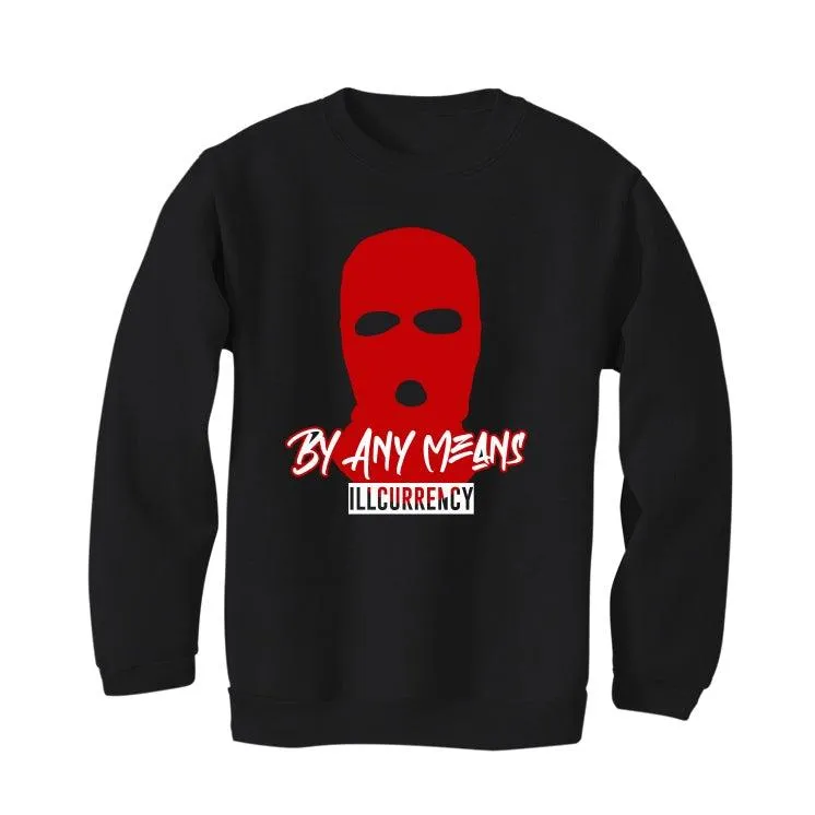 Air Jordan 4 “Red Thunder” Black T-Shirt (By Any Means)