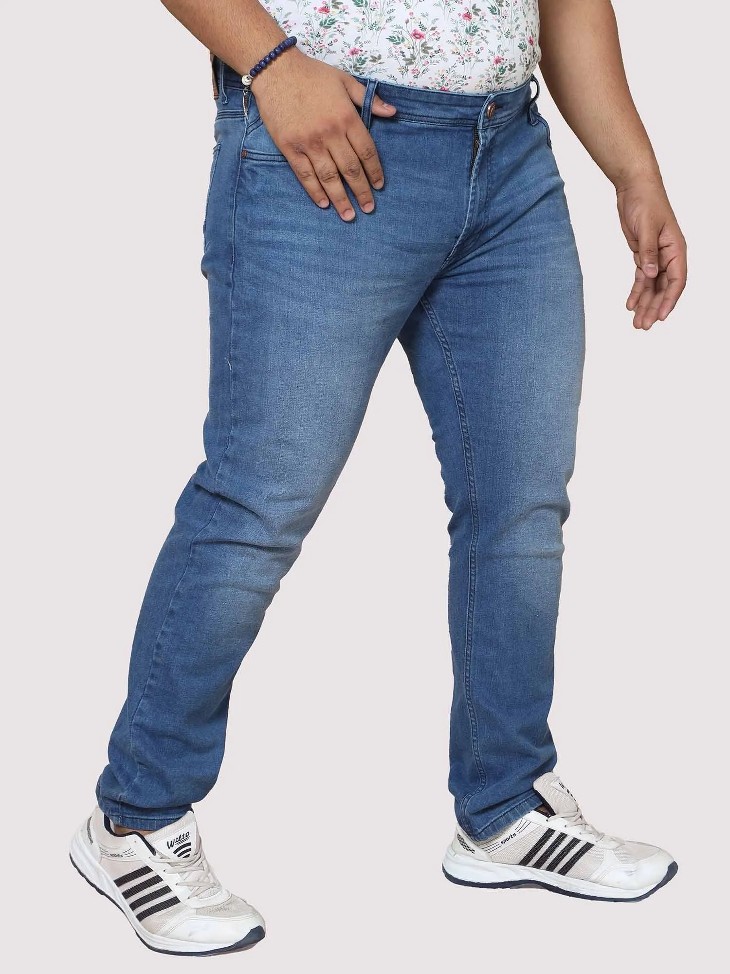 Azure Blue Jeans Men's Plus Size