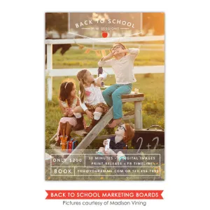 Back to School Marketing board | School friends