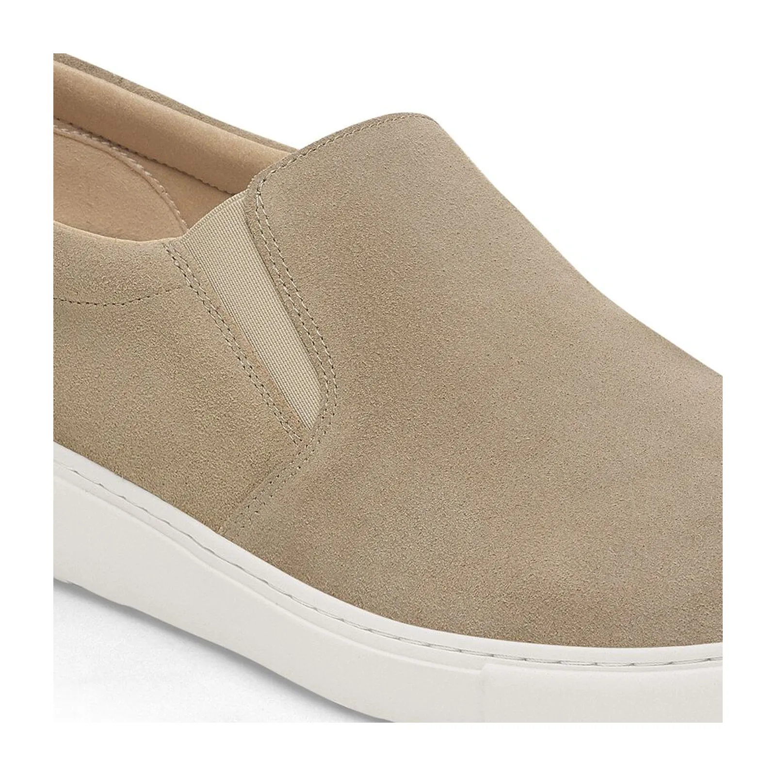 Birkenstock Oswego Narrow Slip On Sneaker (Women) - Taupe Suede