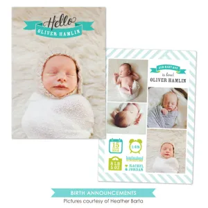 Birth Announcement | Hello board