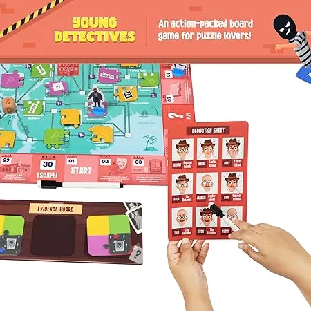 Bloomingo Pretend Play Kit-Young Detective New York Files:Become a Detective & Solve Thrilling Mysteries in Newyork;