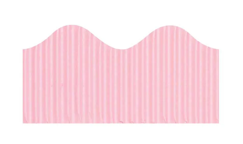 Bordette® Decorative Border, Pink 2-1/4" x 50' (Pacon)