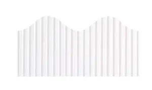 Bordette® Decorative Border, White, 2-1/4" x 50' (Pacon)