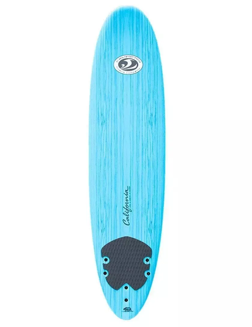 California Board Company Mini Mal 7ft 6 Soft Surfboard - Blue