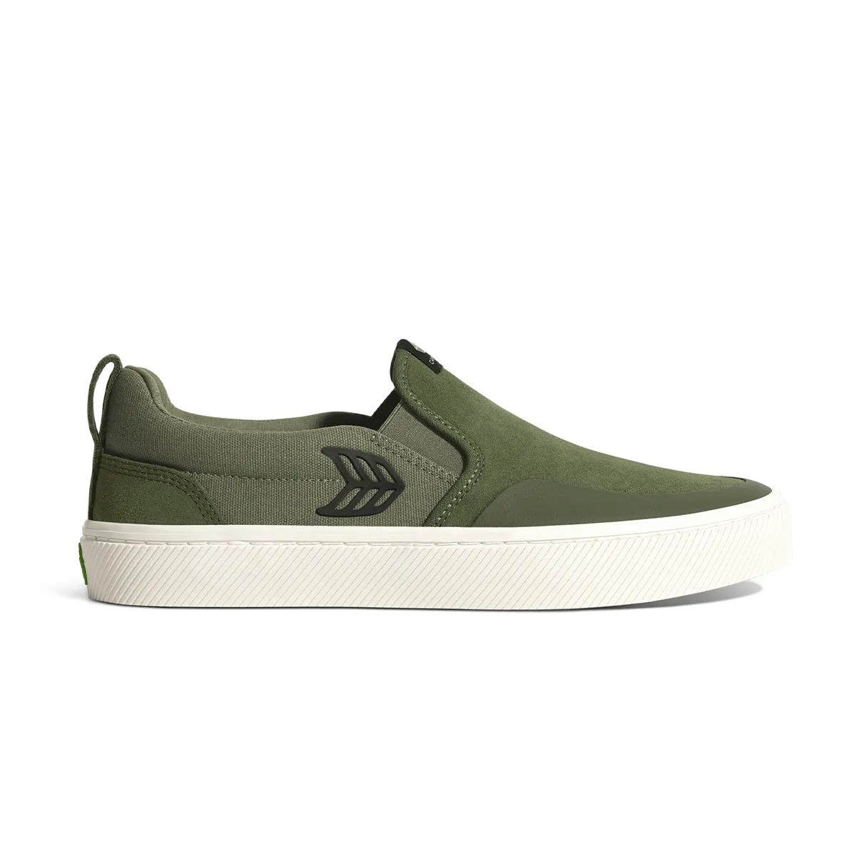 CARIUMA Slip-On Pro Bronze Green Suede Sneaker Womens