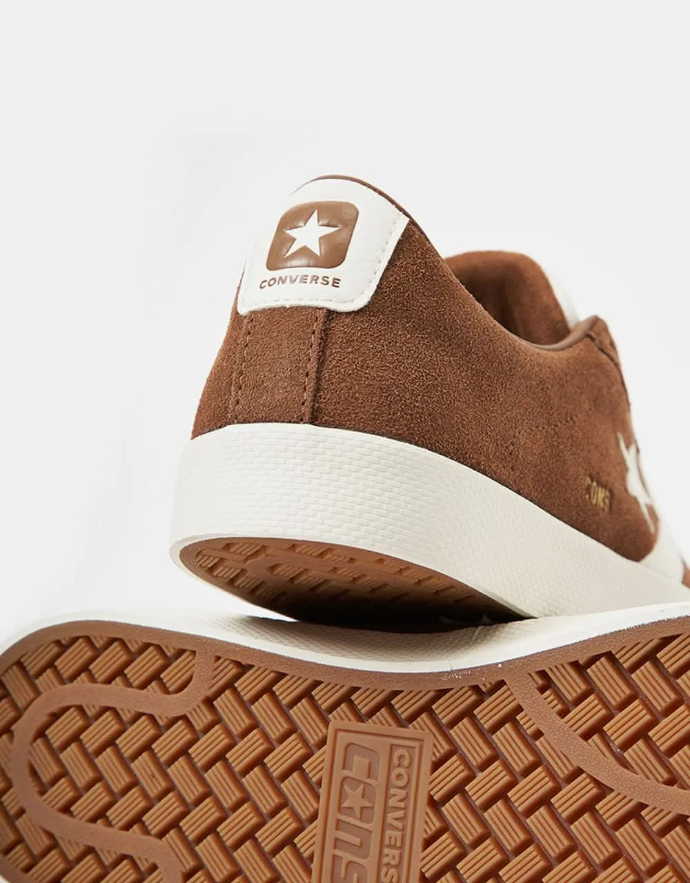 Converse PL Vulc Pro Skate Shoes - Dark Whiskey/Egret/Egret