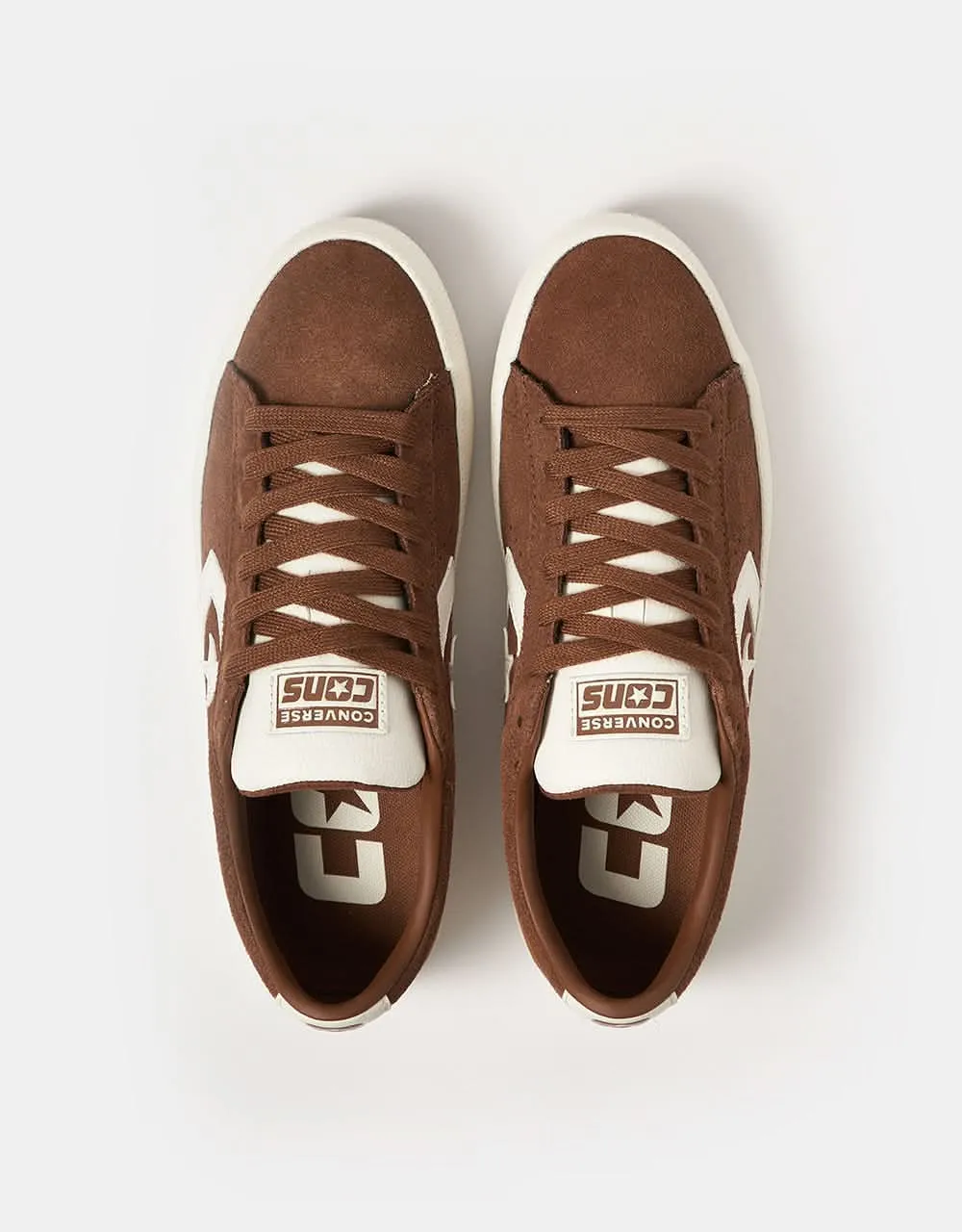 Converse PL Vulc Pro Skate Shoes - Dark Whiskey/Egret/Egret