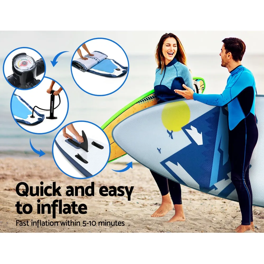 Drop-stitch Inflatable SUP Paddle Board with Kayak Seat - Weisshorn