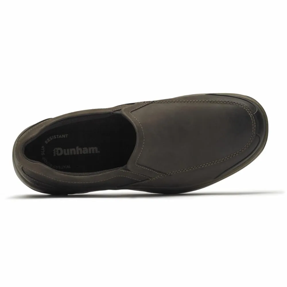 Dunham Men's Battery Park Slip-On Brown 4E