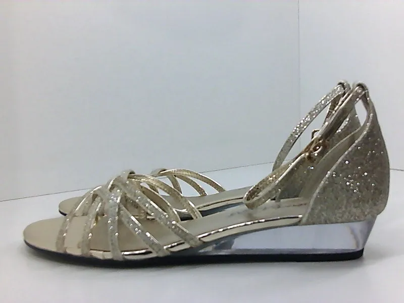 Easy Street Womens 30-8458 Open Toe Casual Platform Sandals Size 8.5