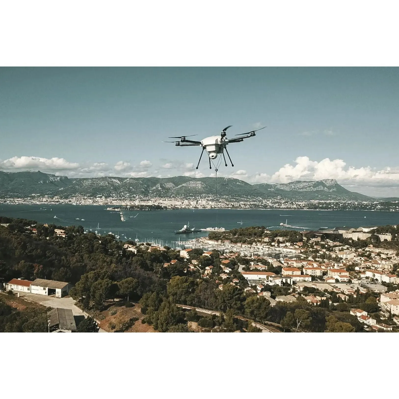 Elistair Tactical Tethered Drone | Model Orion 2.2 TE | Payload Capability 11 Lbs | Flight Time Capacity 50 Hrs