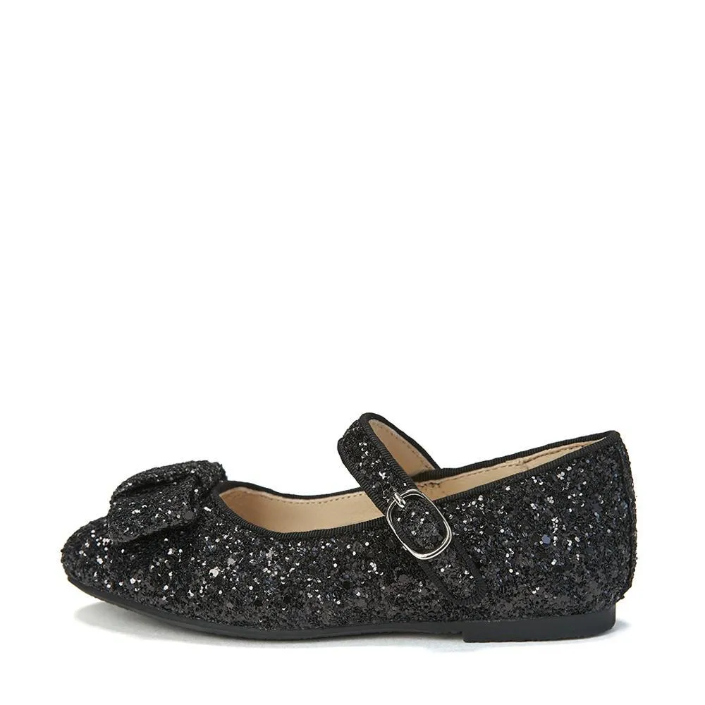 Ellen Glitter Black