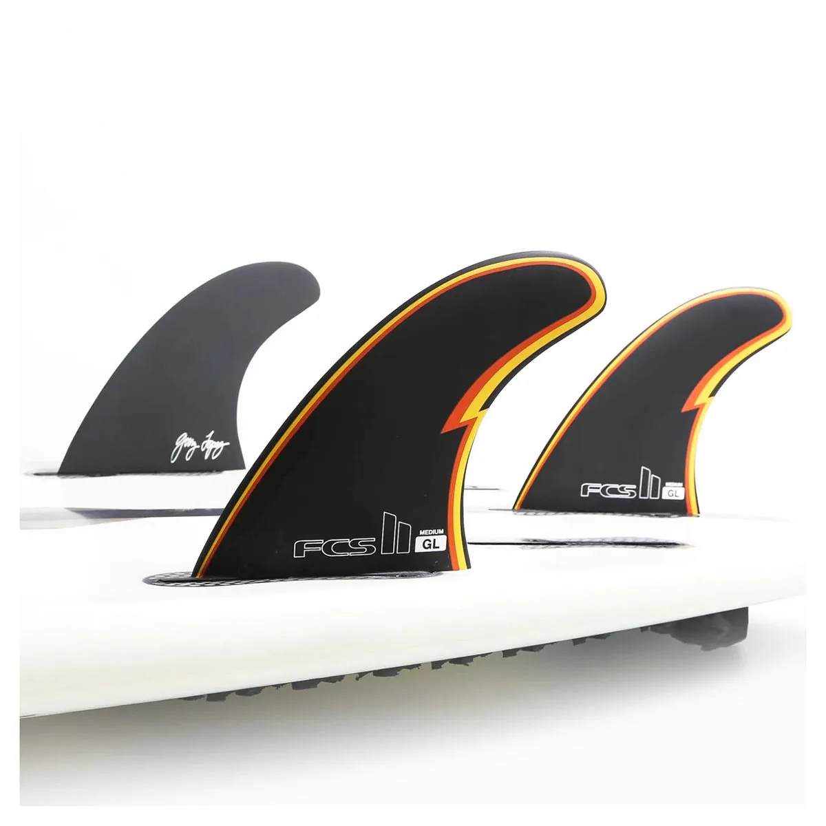 FCS II Gerry Lopez PC Tri Quad Fin Set - Medium