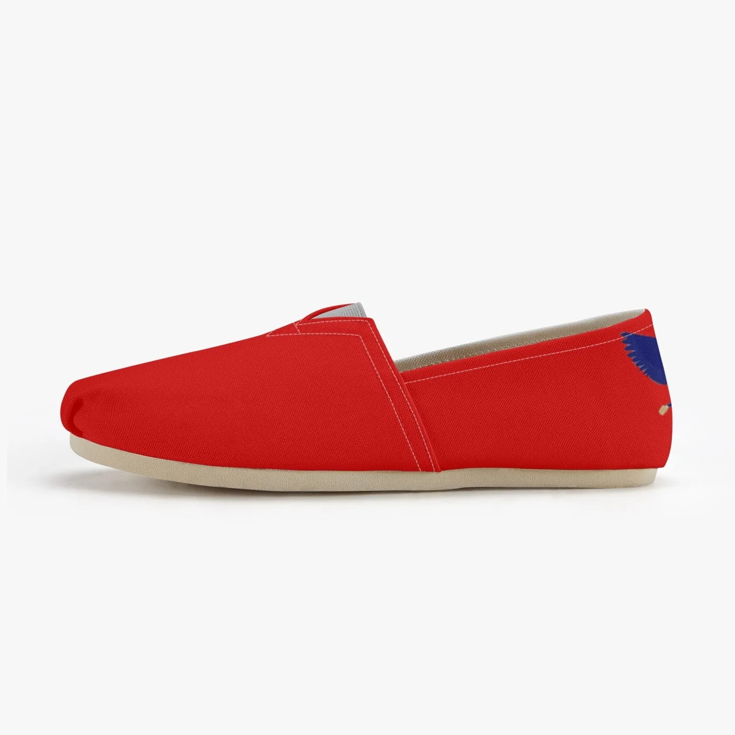 Freedom Red Custom Canvas Toms Shoes