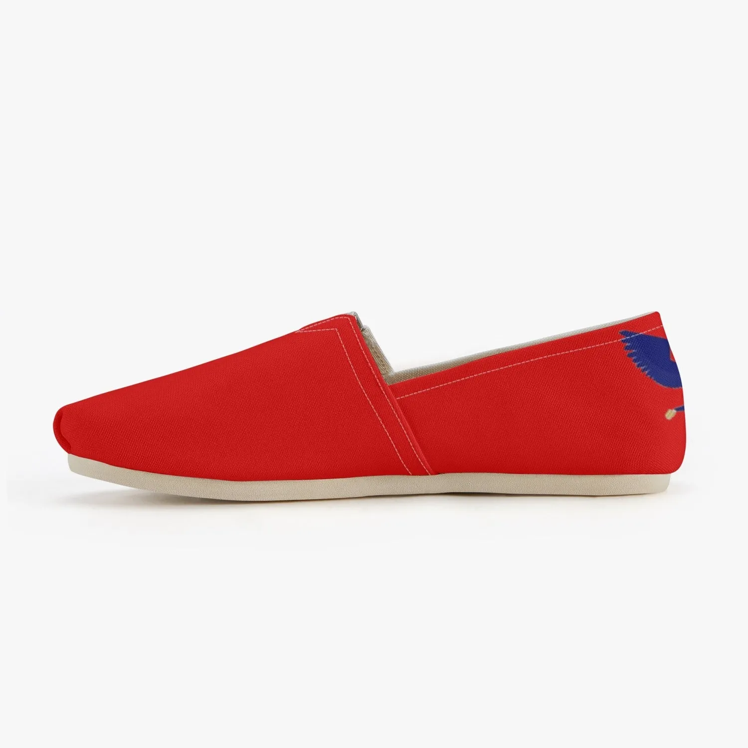 Freedom Red Custom Canvas Toms Shoes