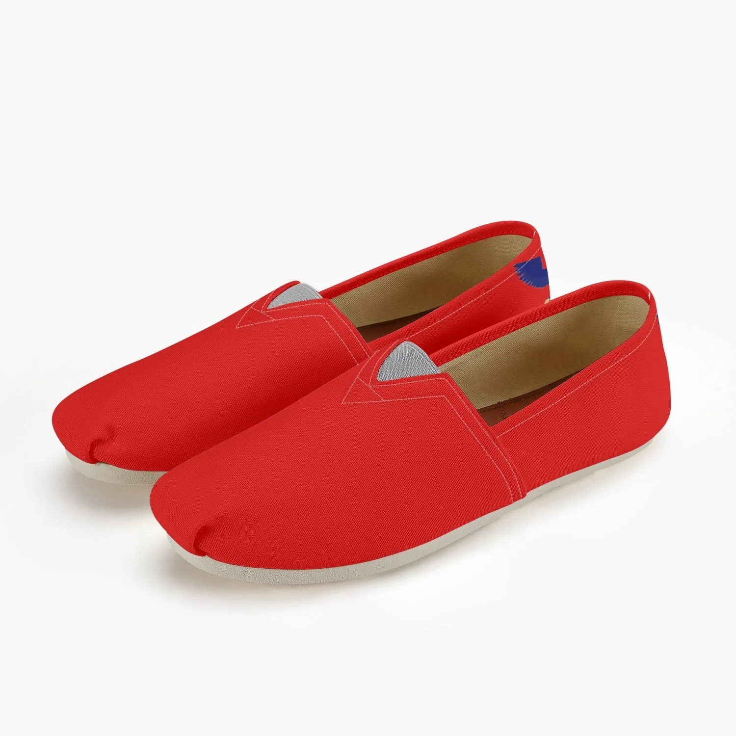 Freedom Red Custom Canvas Toms Shoes