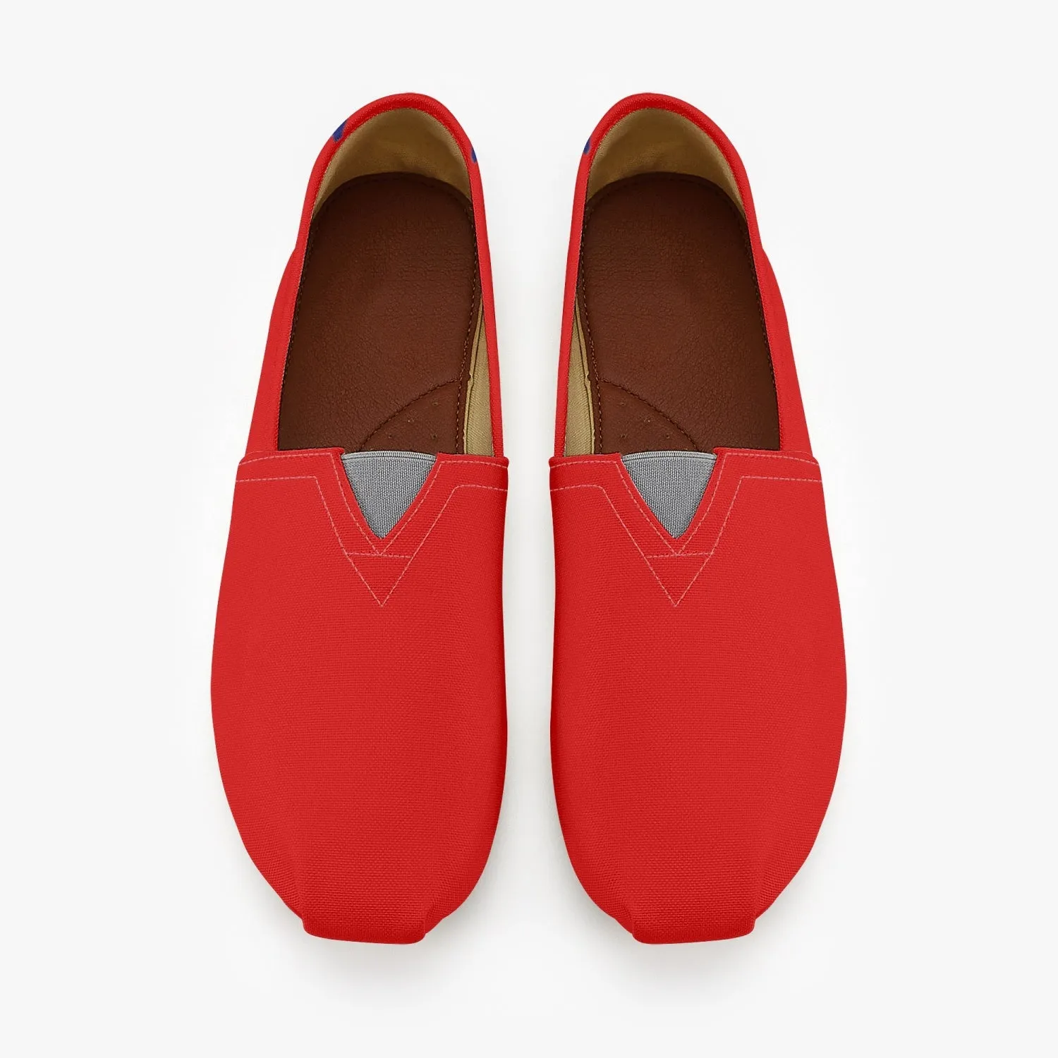 Freedom Red Custom Canvas Toms Shoes