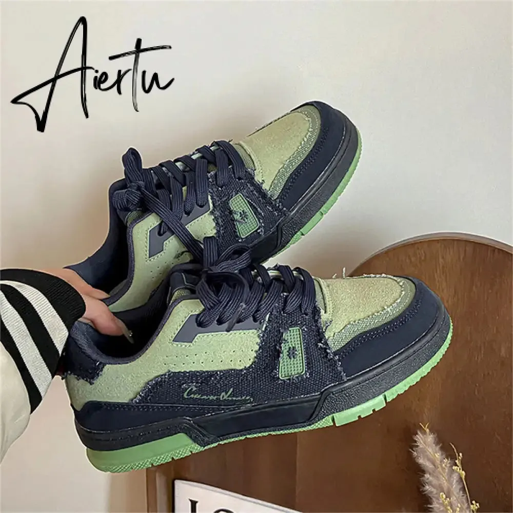 Harajuku Y2k Platform Shoes Women Canvas Korean Fashion Lace Up Sneakers Female Sports Comfortable Shoe Casual Flats