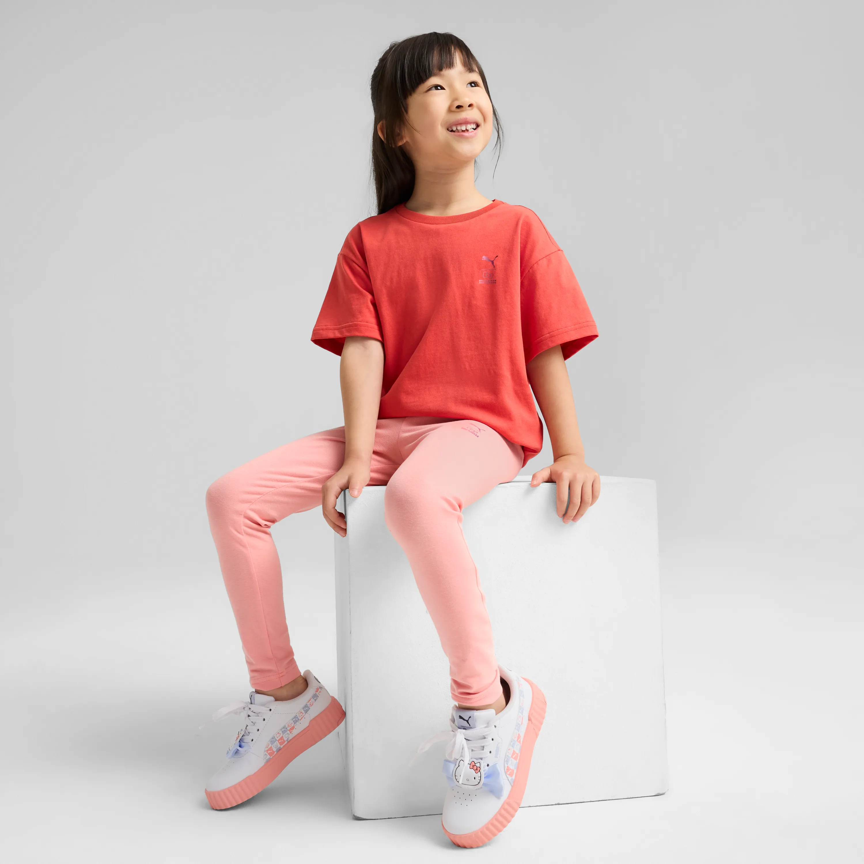 Hello Kitty and Friends x PUMA Kids Relaxed Graphic Tee (Red Fire)