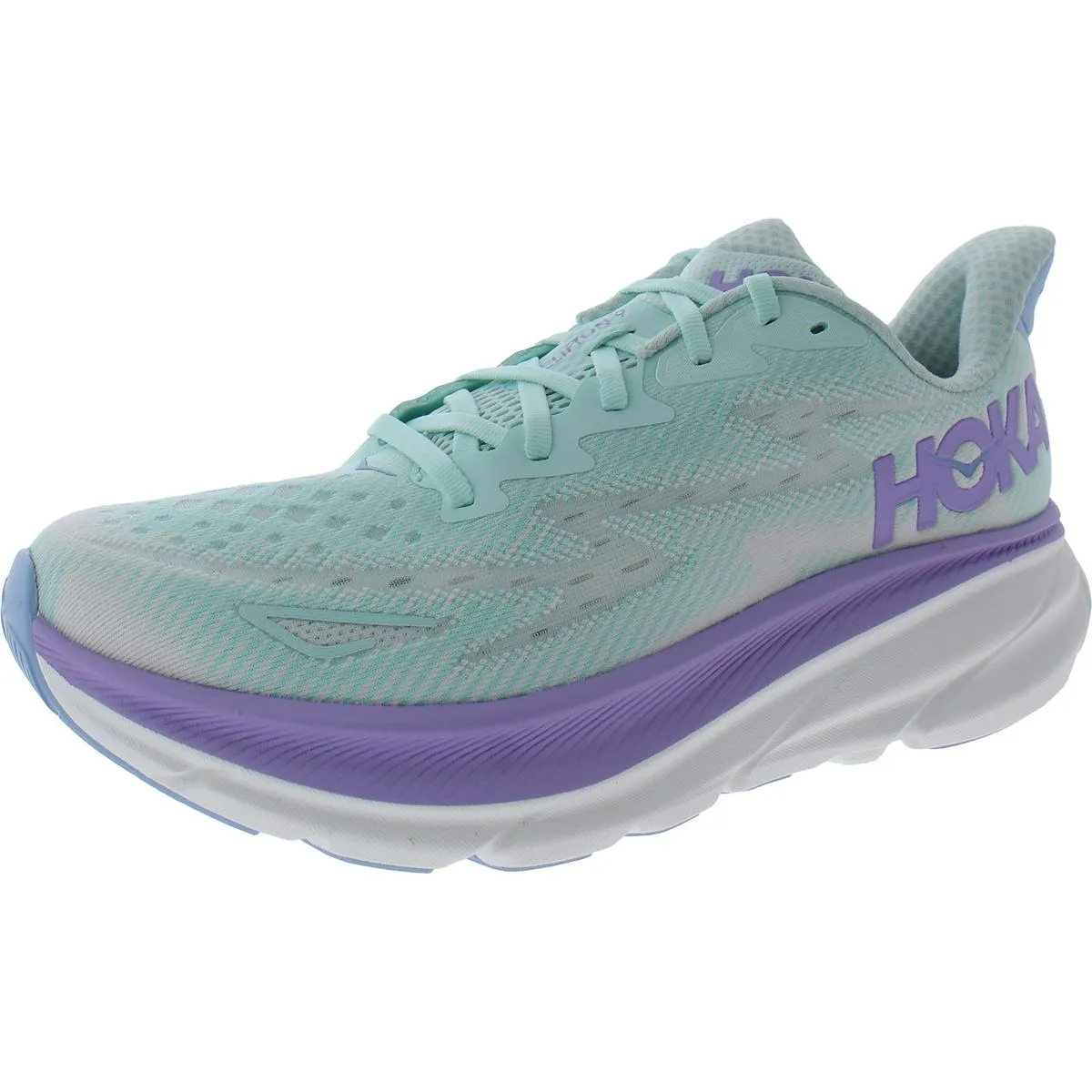 Hoka One One Womens Clifton 9 Performance Fitness Running Shoes