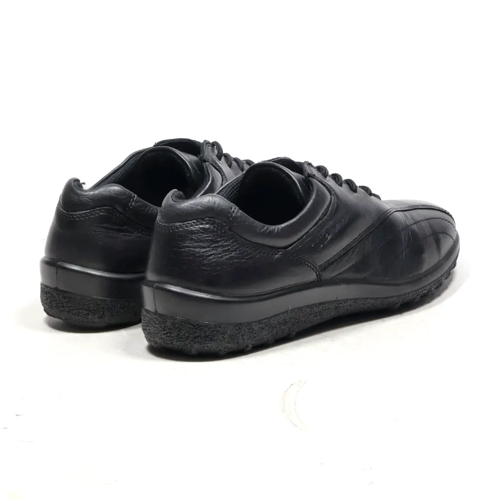 Hotter Casual Lace Ups Leather Black Colour For Men