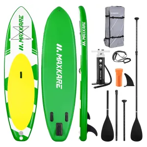 Inflatable Paddle Board SUP Stand Up Paddle Board 6 inches Thick Board with SUP Accessories & Carry Bag & Fast Pumping for Adults