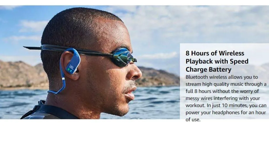 JBL Endurance DIVE Waterproof In-Ear Headset