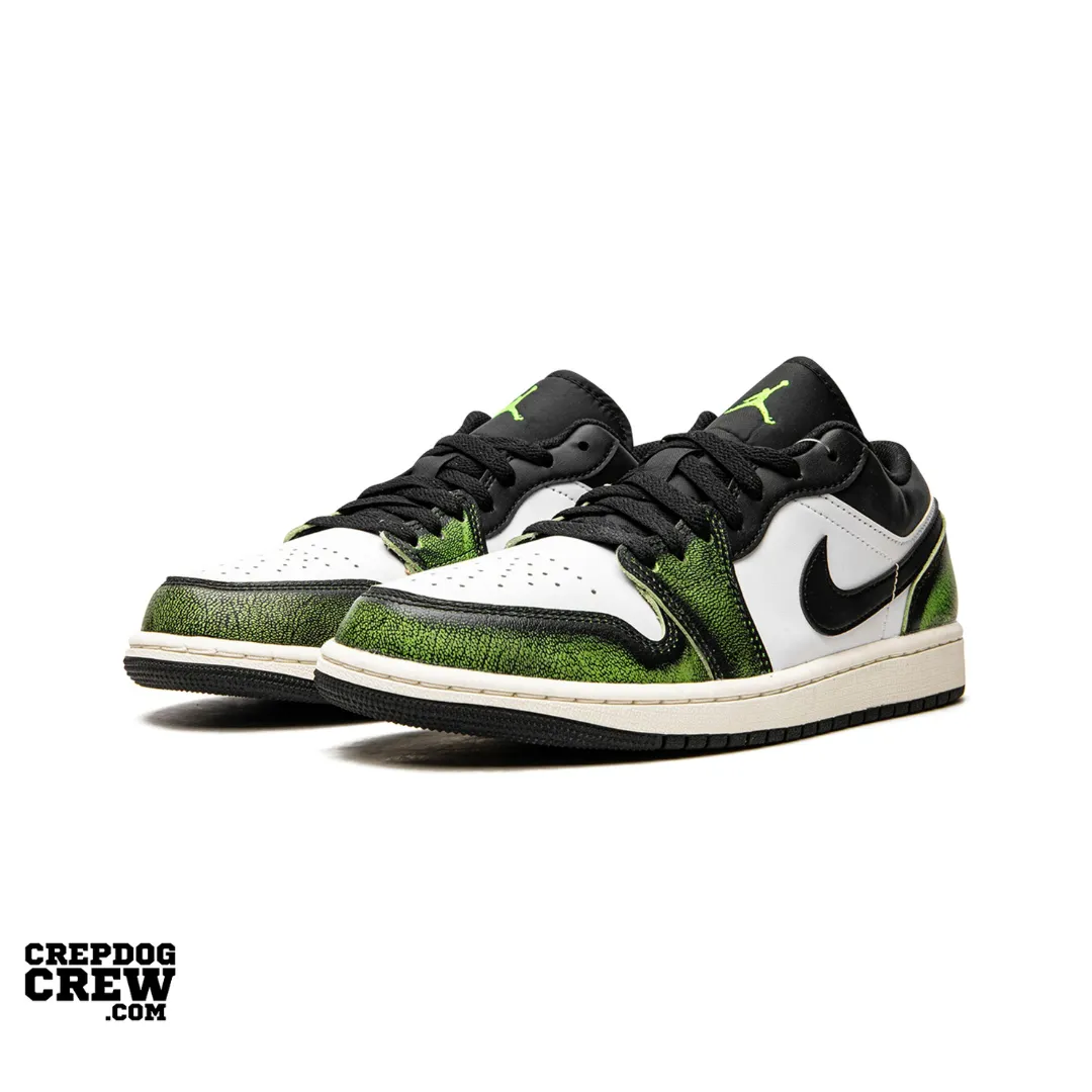 Jordan 1 Low Wear Away Electric Green