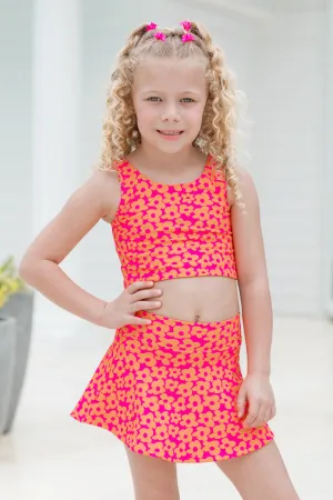 Kid's Don't Sweat It in Floral Flair Active Skirt