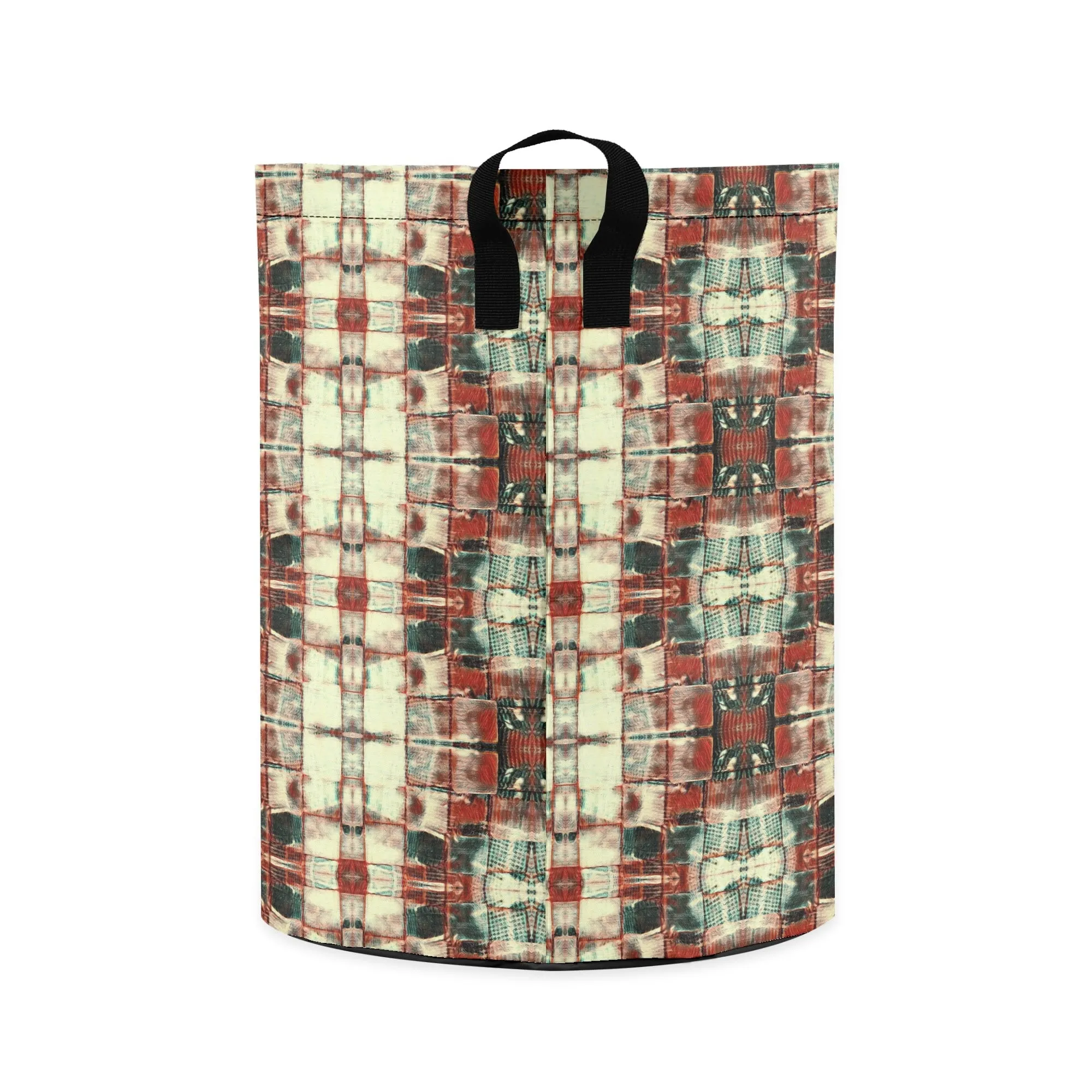 Laundry Basket/ Storage Bag - "Square Dance"