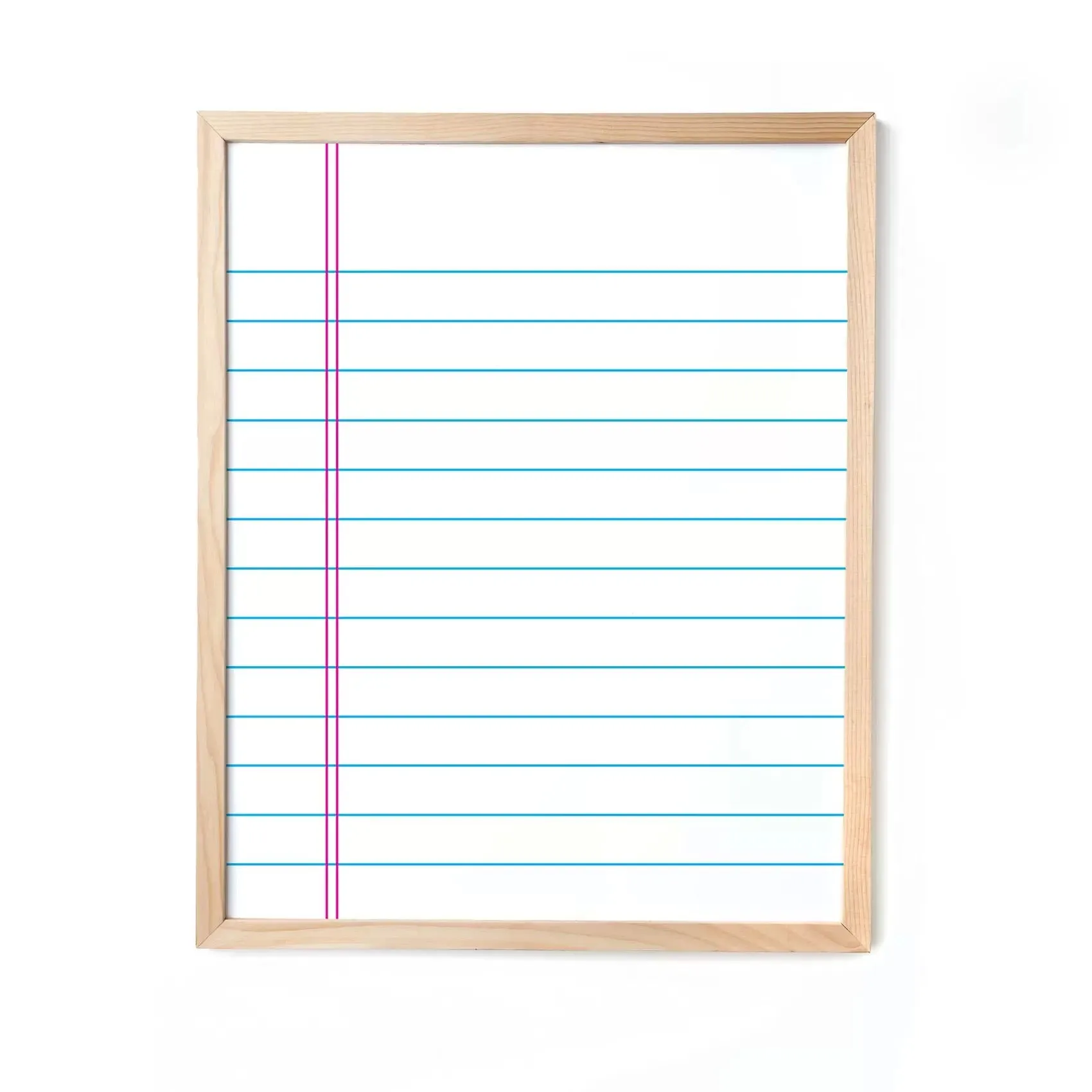 Lined White Noteboard 17 x 21