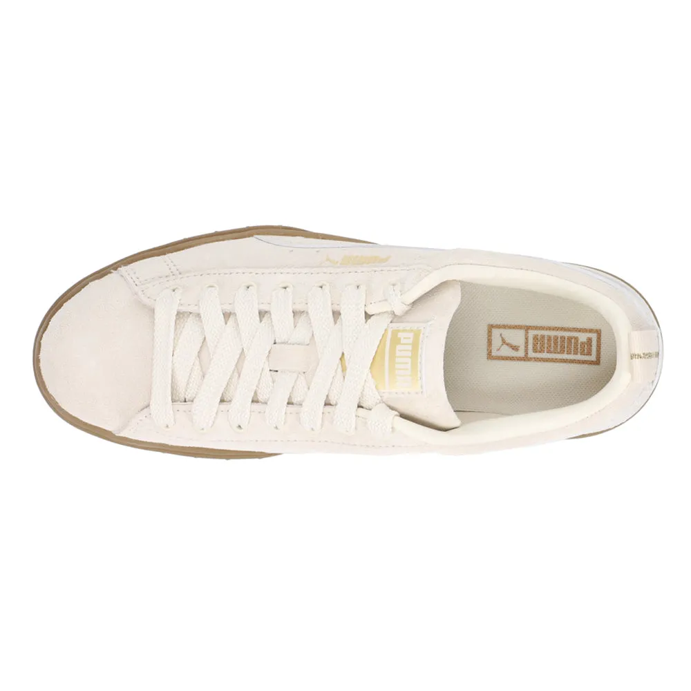 Mayze Brushed Tan Lace Up Sneakers