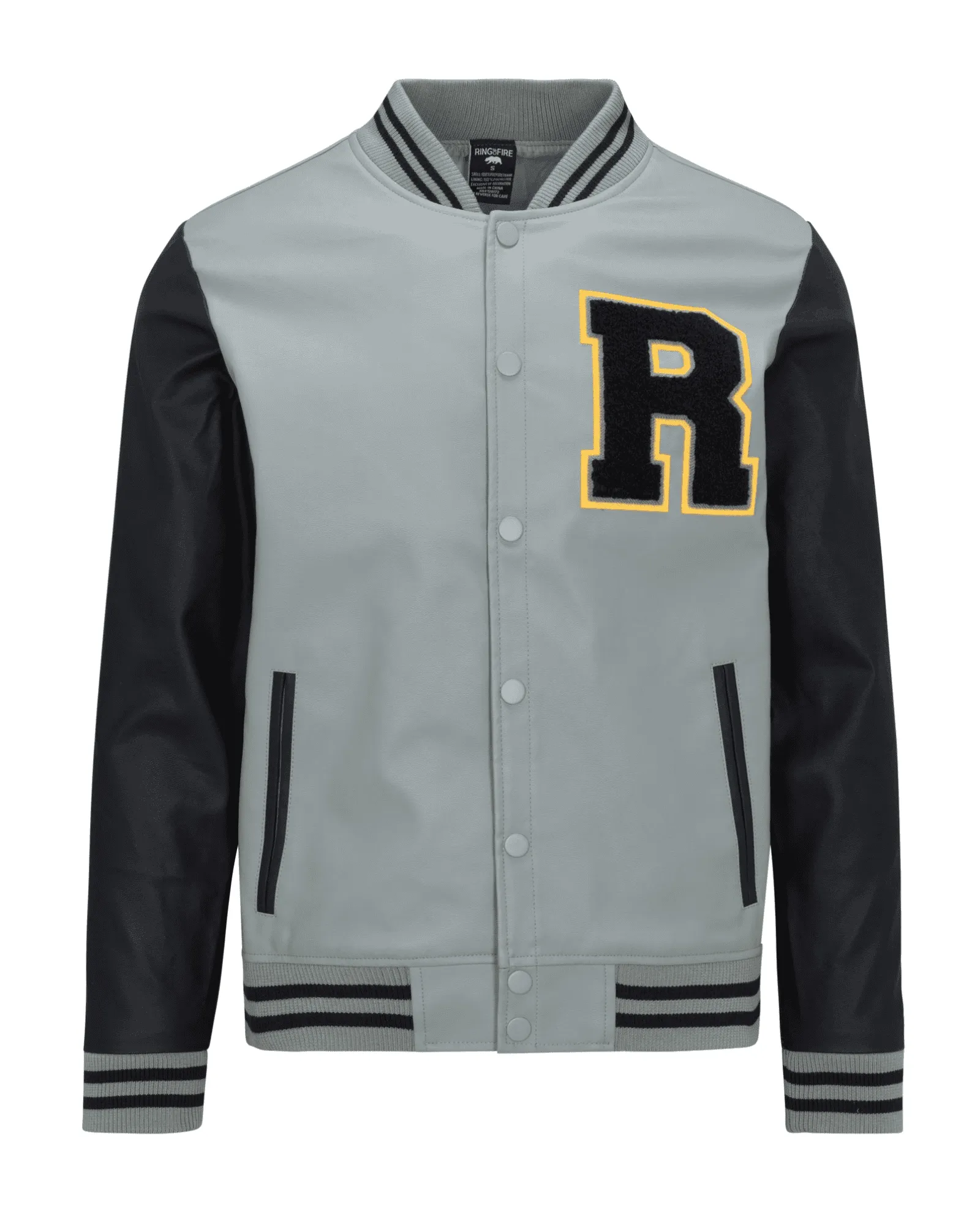 MEN'S DEEJAY FULL PU VARSITY JACKET