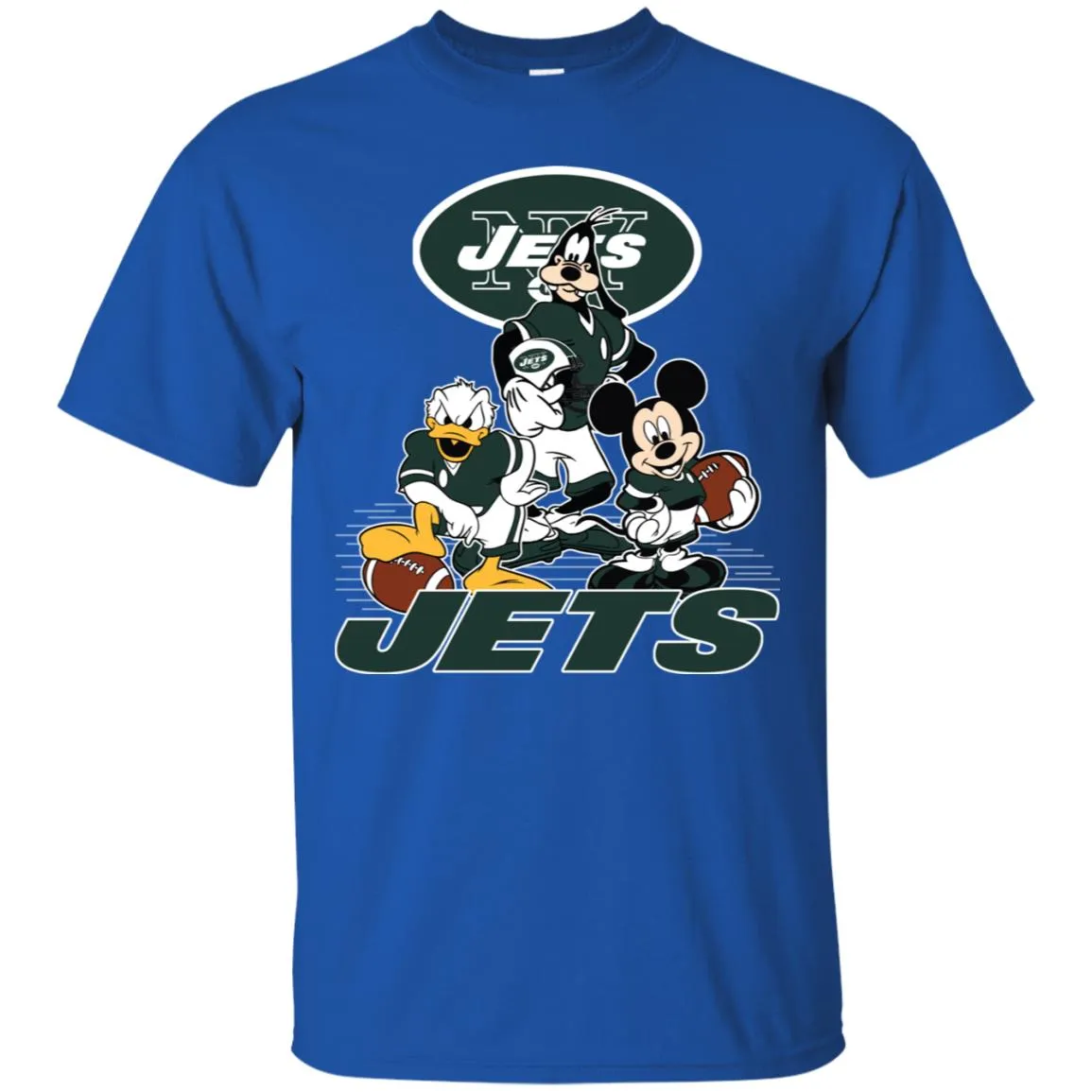 Mickey Mouse New York Jets American Football Nfl Sports Shirt