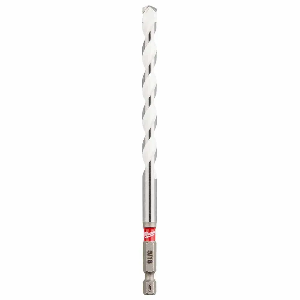 Milwaukee 48-20-8888 5/16" x 4" x 6" SHOCKWAVE Impact Duty Carbide Multi-Material Drill Bit