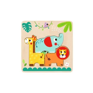 Multi-layered Animal Puzzle 7pc