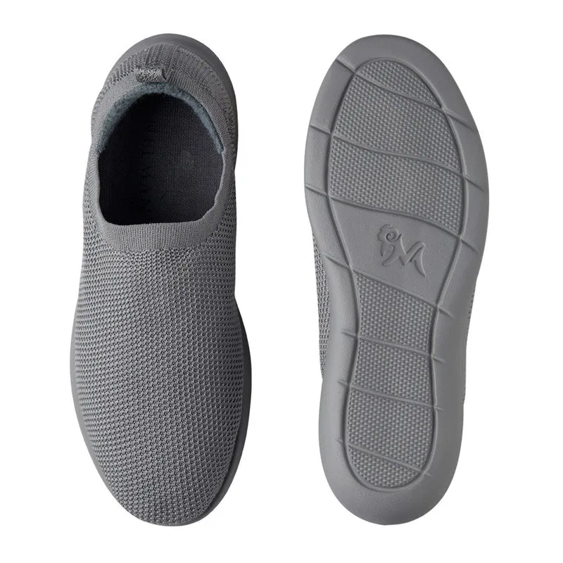 Neeman's ReLive Knit Slip On Sneakers | Titan Grey | Light-Weight & Comfortable