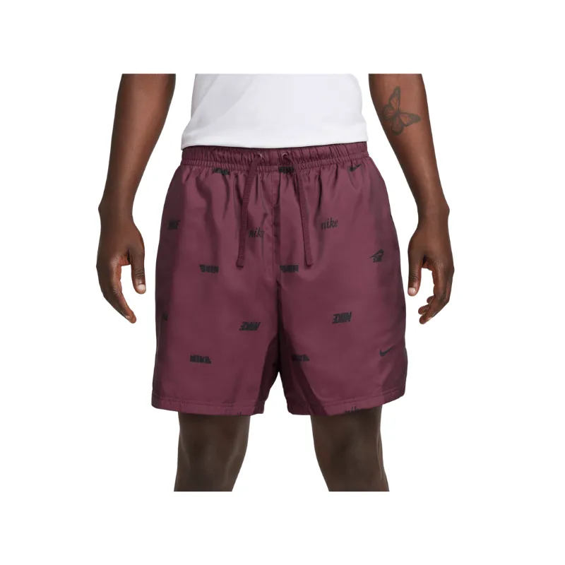 Nike Club Woven Allover Print Flow Shorts - Men's